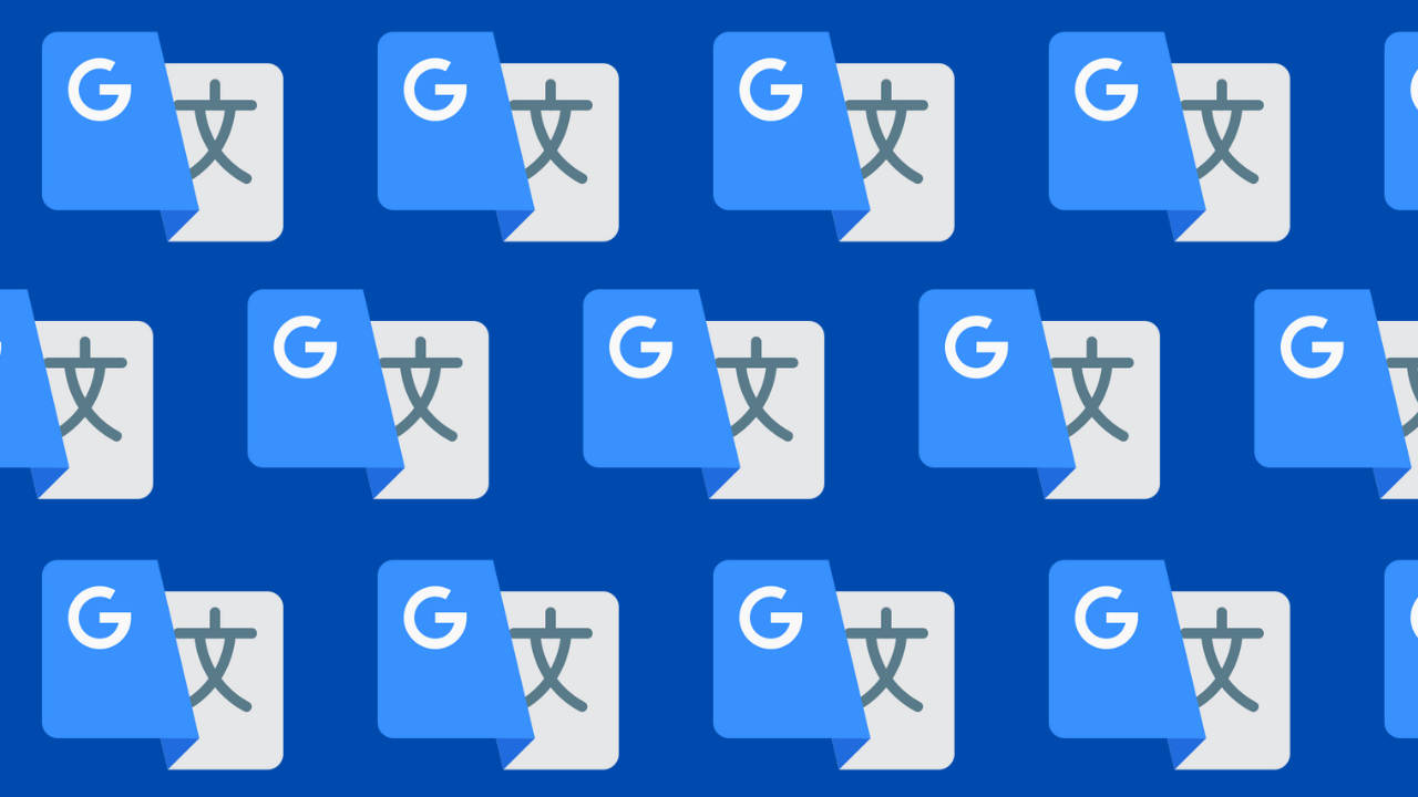 Google Translate Logo Tiles Background