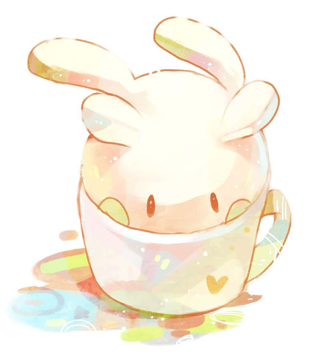 Goomy In A Cup Background