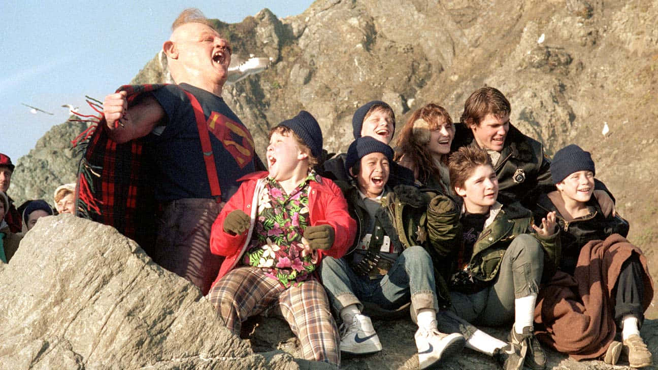 Goonies Cast Celebration Background