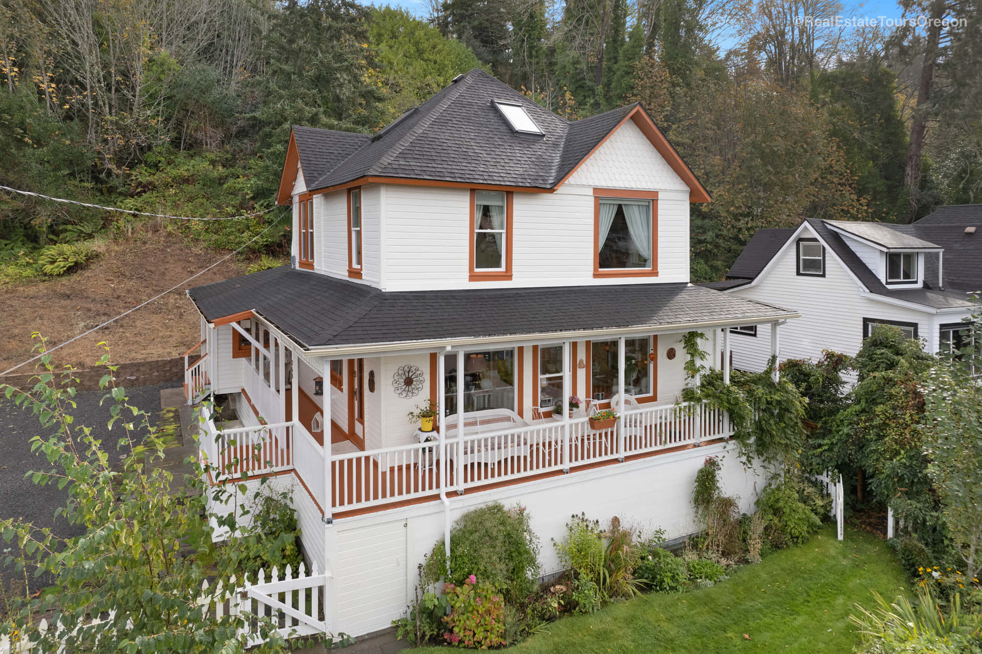 Goonies House Aerial View Background