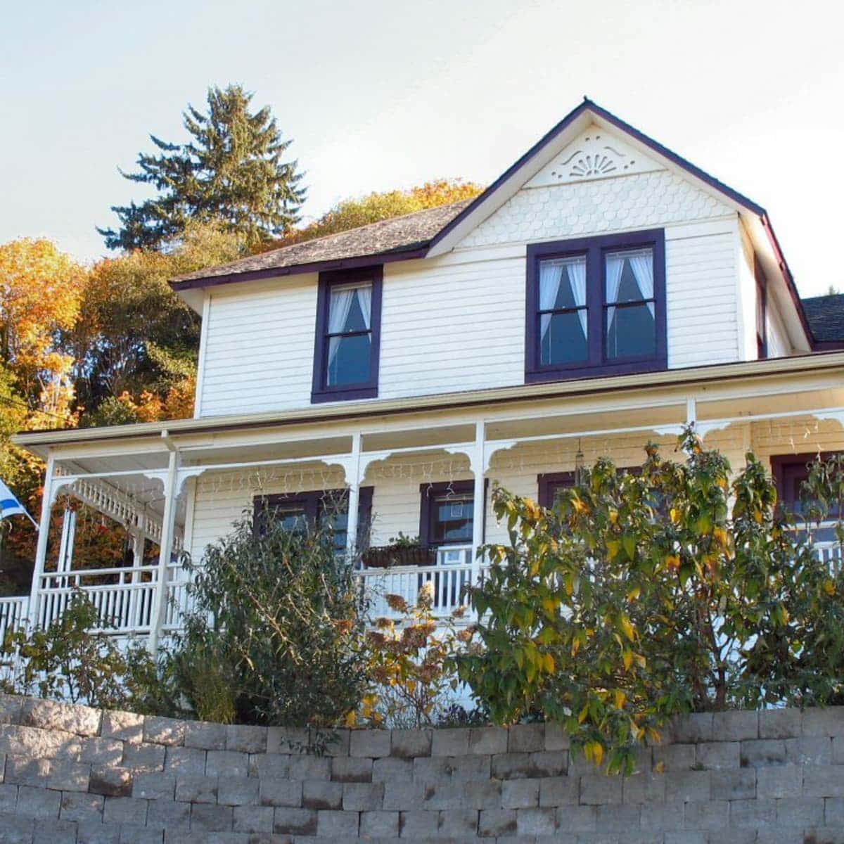 Goonies House Autumn Scene