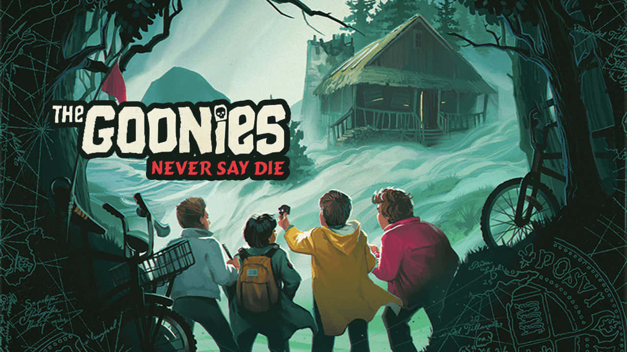 Goonies Never Say Die Adventure Artwork Background