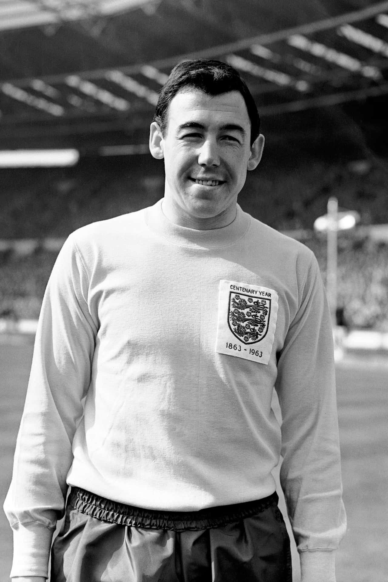 Gordon Banks Before Match Against Scotland Background