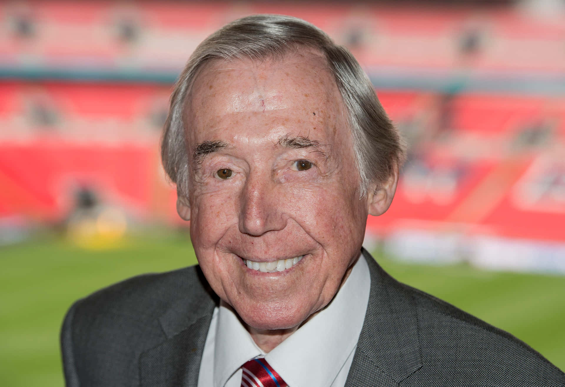 Gordon Banks Inside Wembley Stadium Background