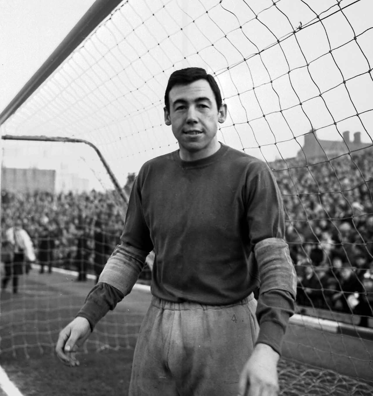 Gordon Banks Wearing Goalkeeper Attire Background