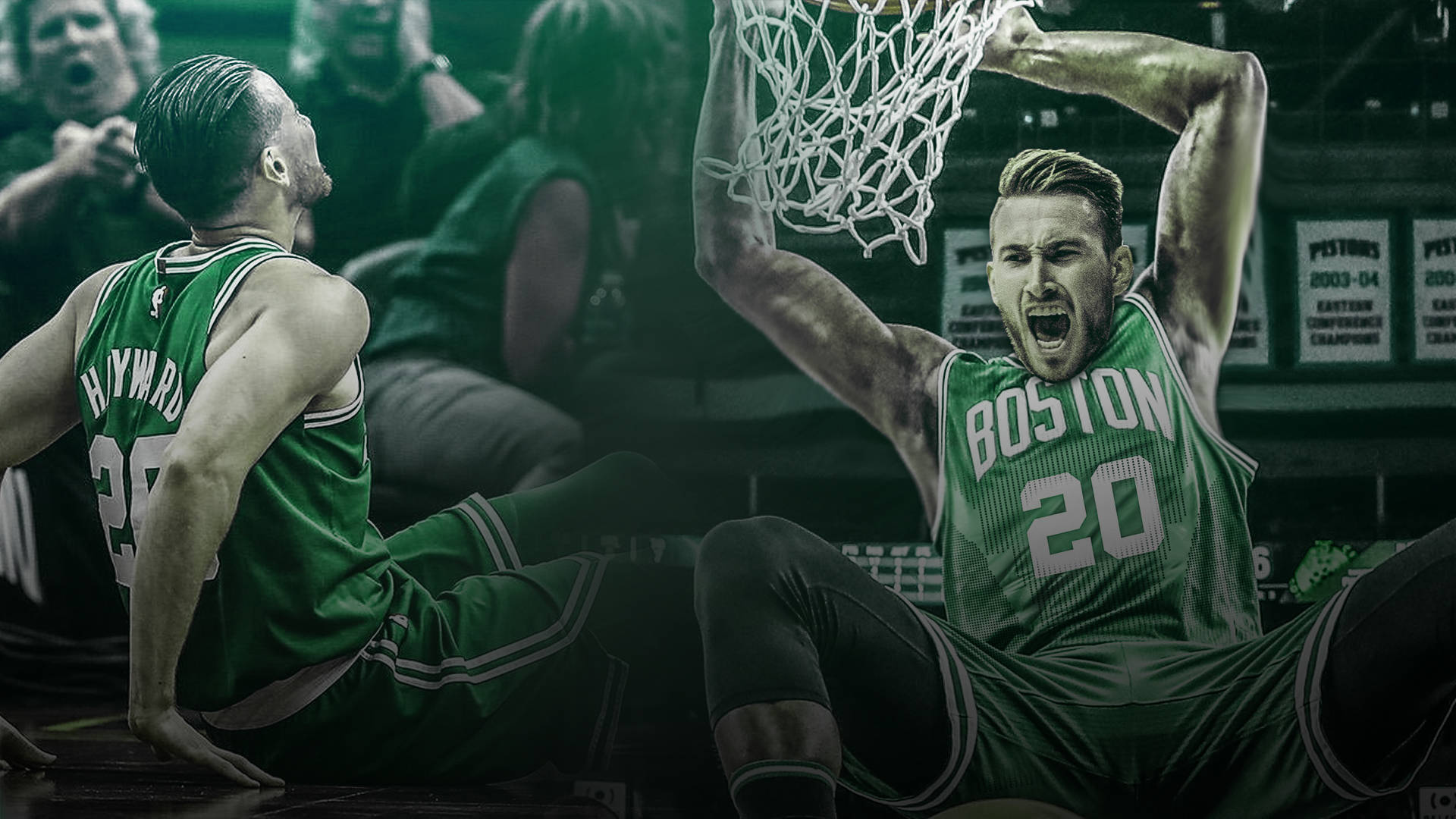 Gordon Hayward Celtics Injury Art Background