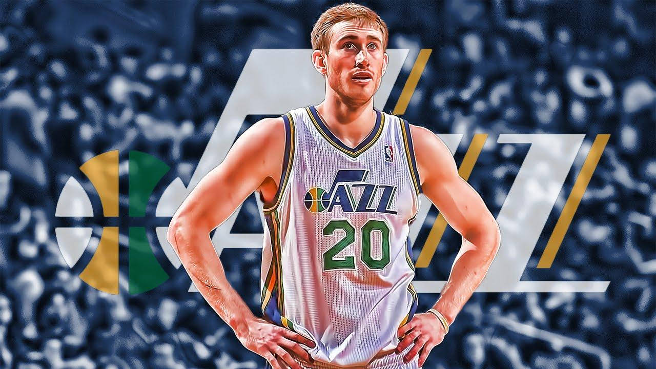 Gordon Hayward Jazz 20 Art Background