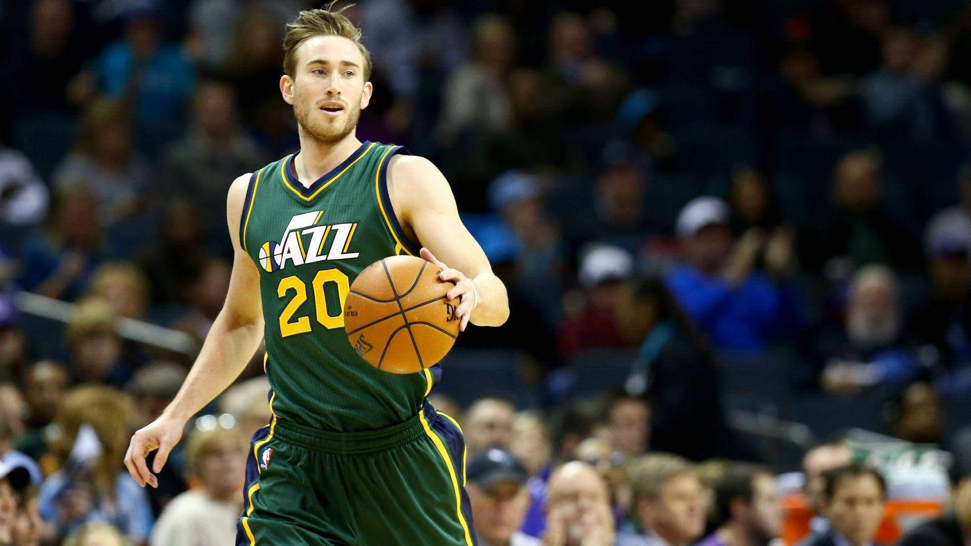 Gordon Hayward Nba Jazz Forward Background