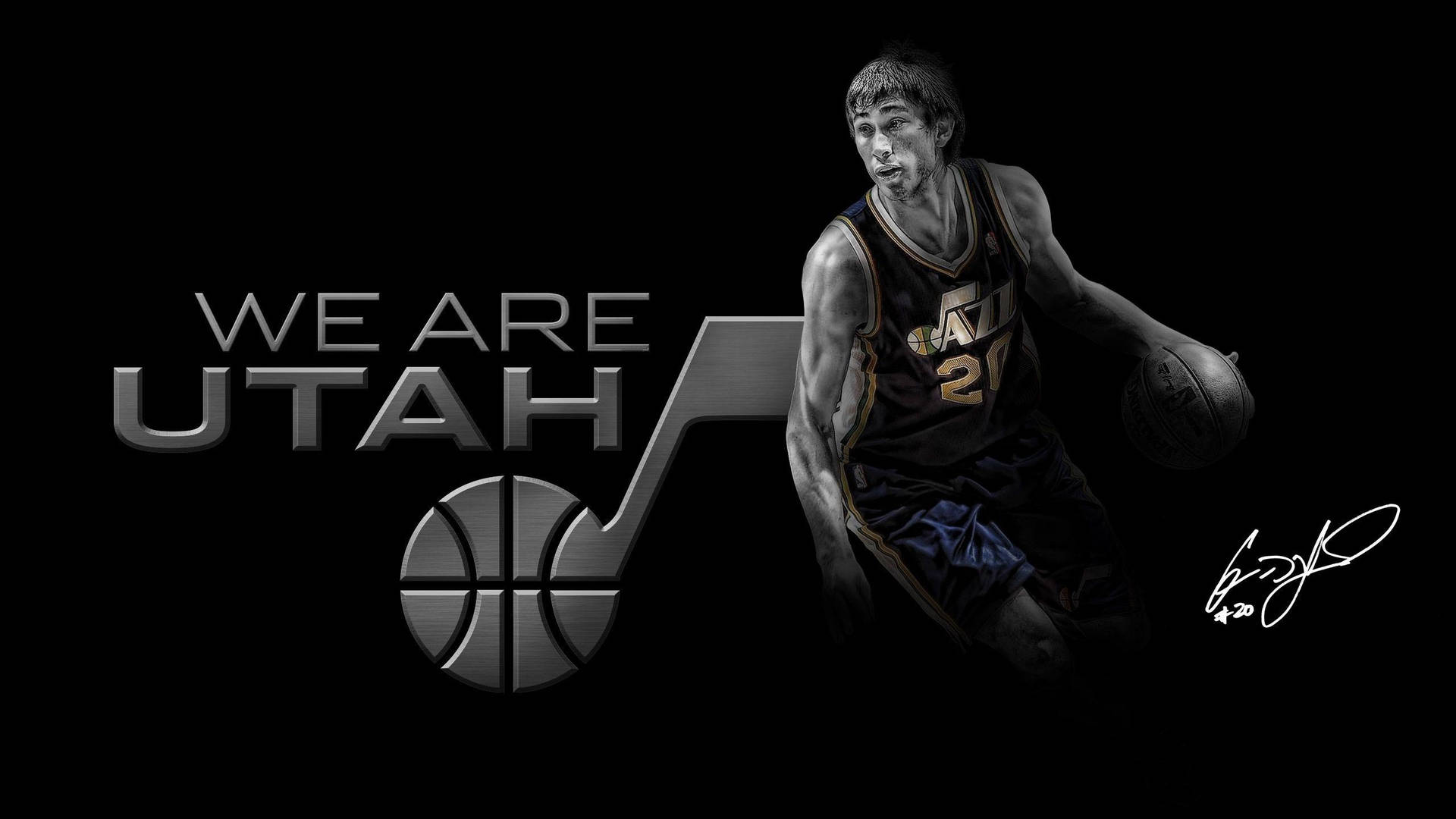 Gordon Hayward We Are Utah Background