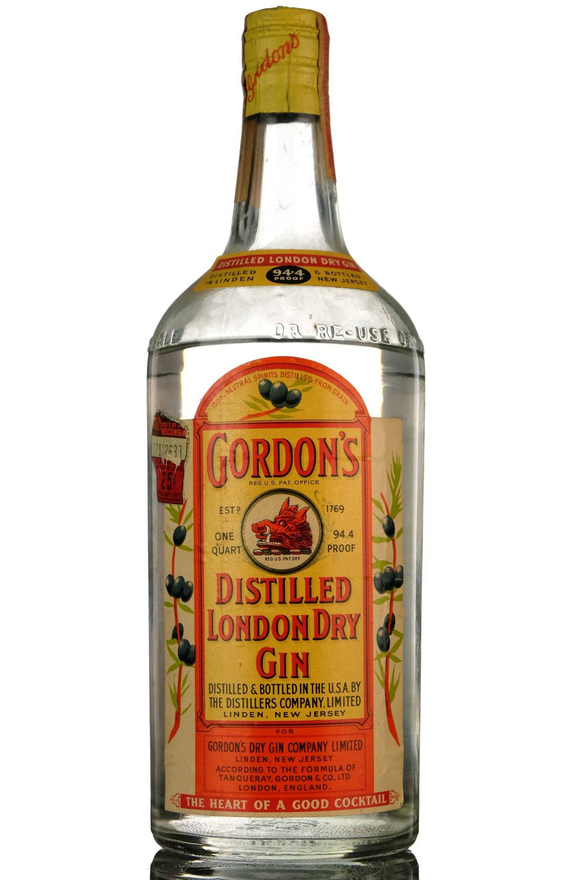 Gordon's London Dry Gin Vintage