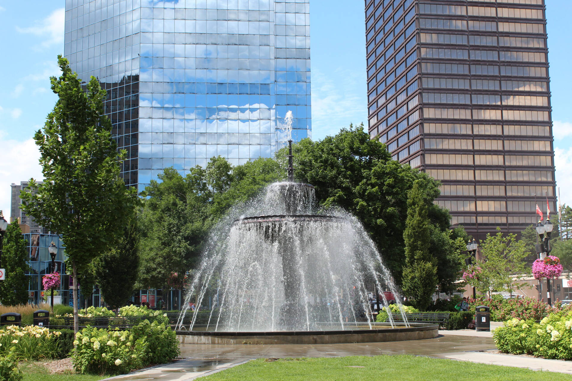 Gore Park In Downtown Hamilton Ontario