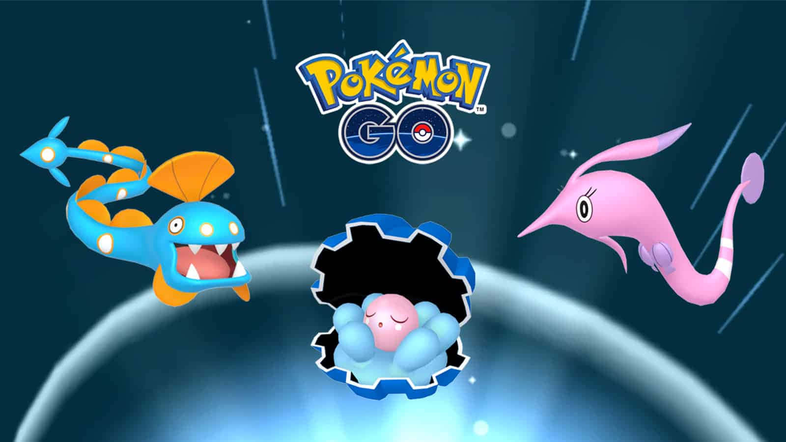 Gorebyss, Clamperl, And Huntail In Pokémon Go