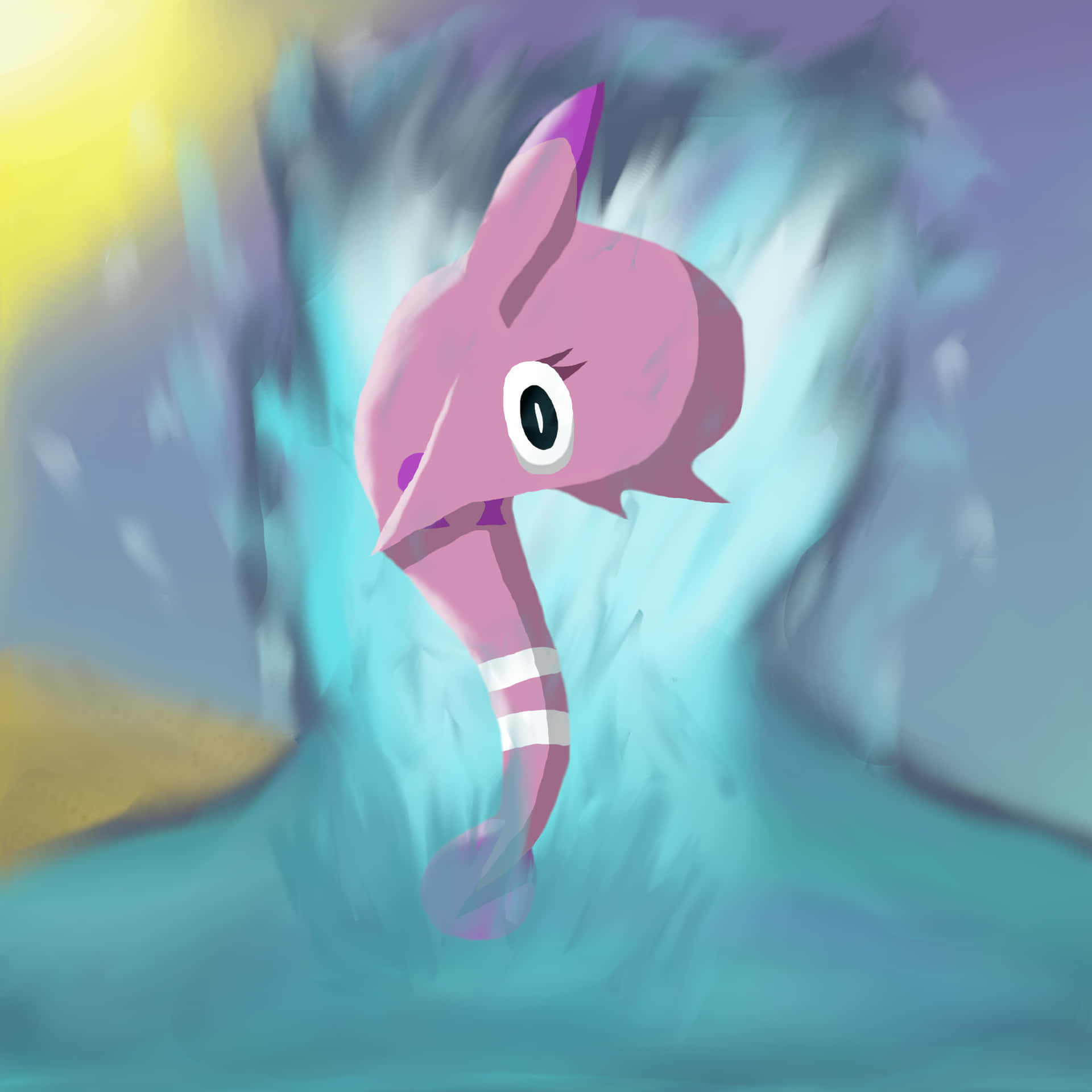 Gorebyss Jumping Out Of The Water Background