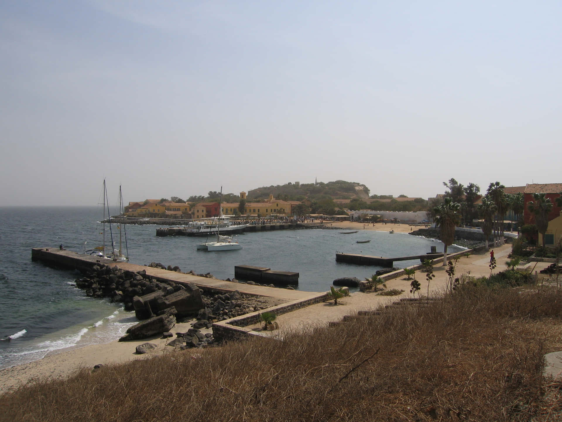 Goree Island Port Background