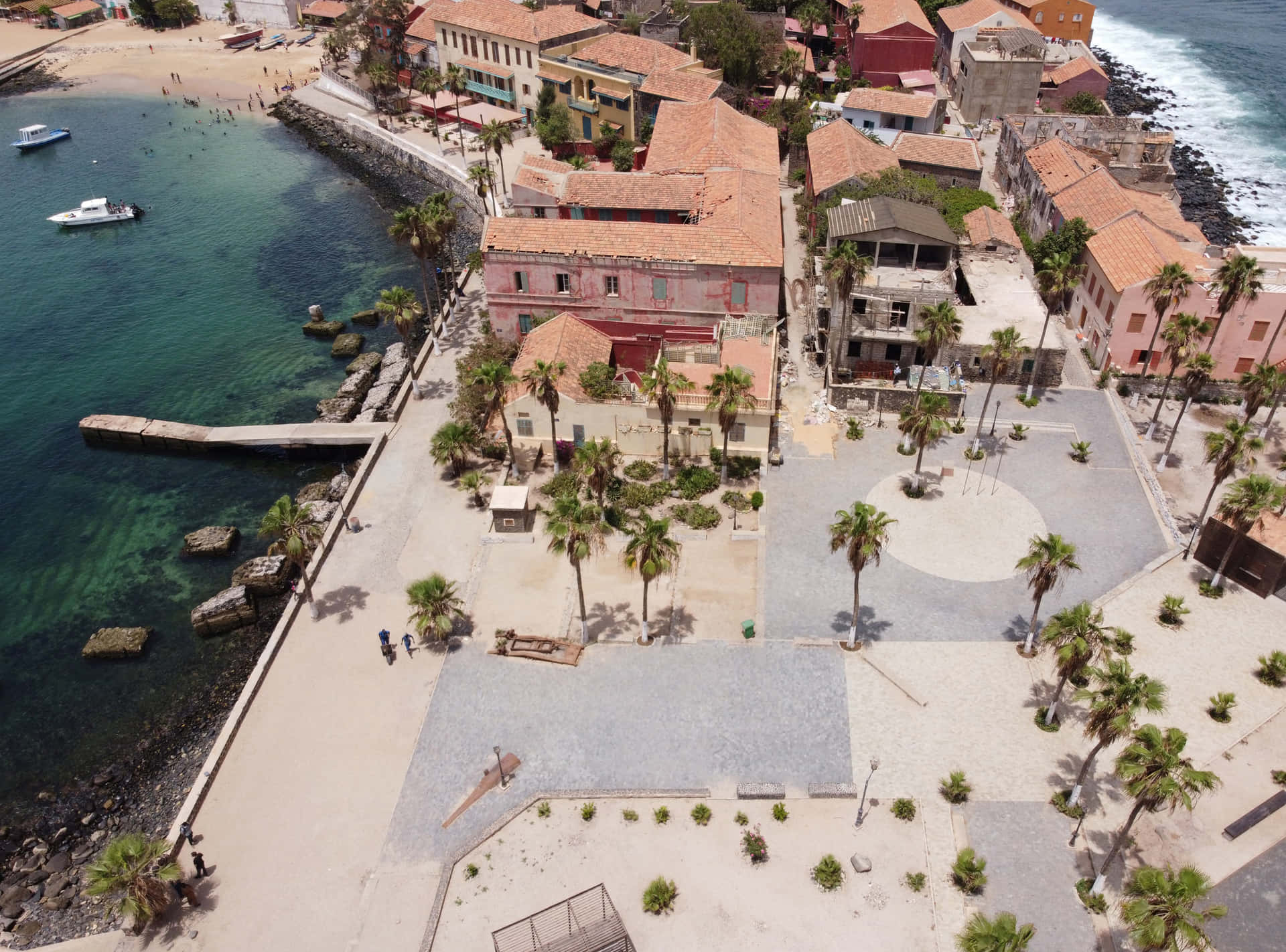 Goree Tourist Destination Background