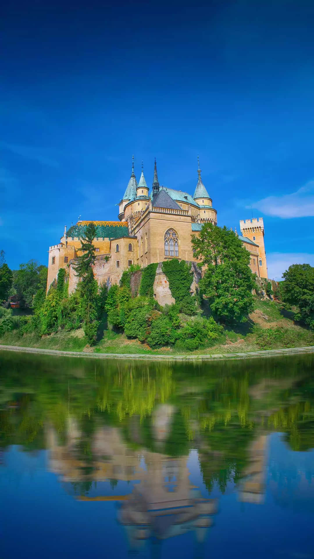 Gorgeous Bojnice Castle Reflection
