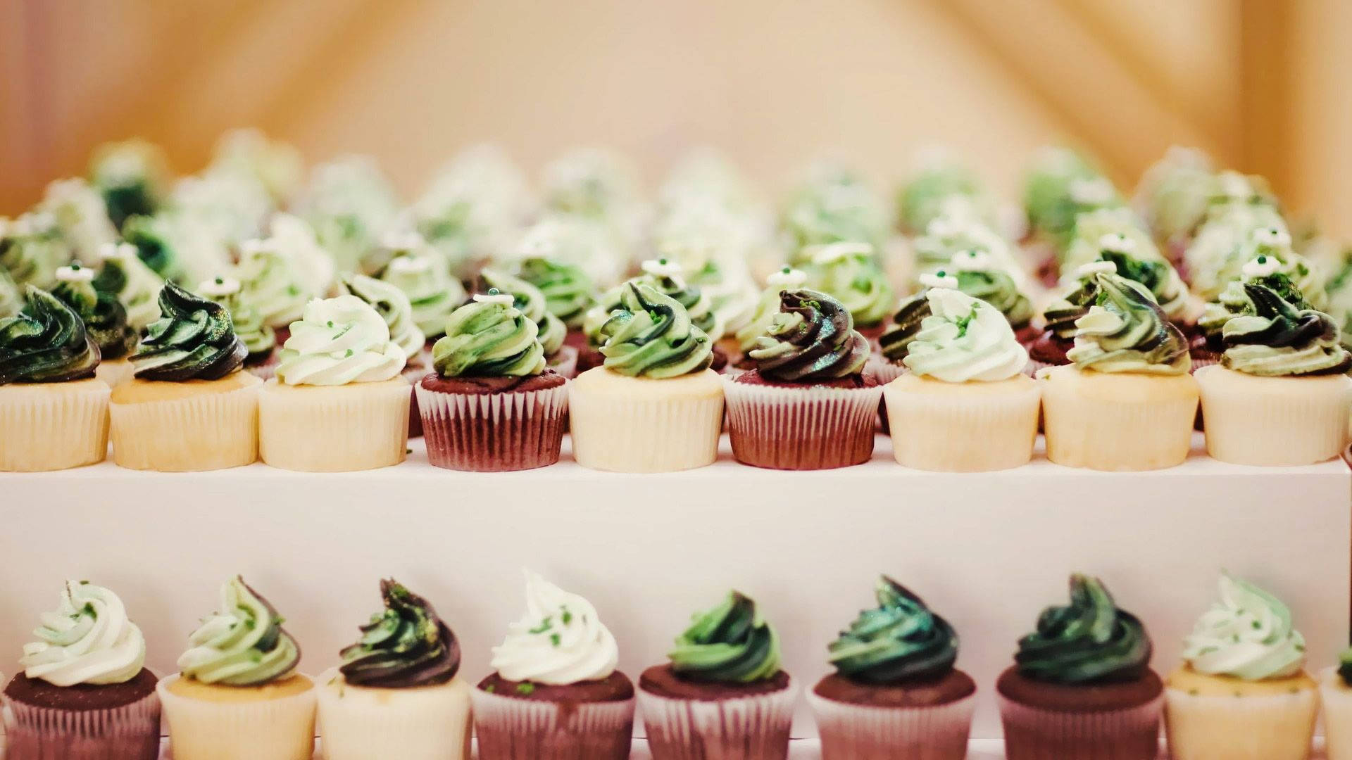 Gorgeous Cupcake Dessert Background