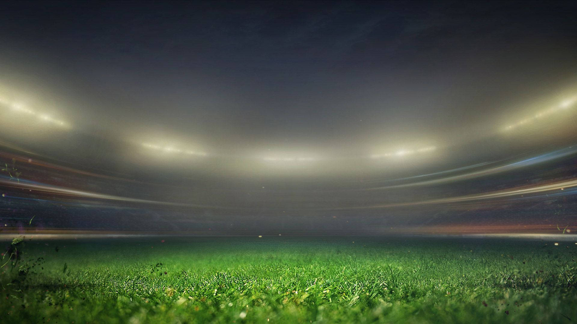 Gorgeous Landscape Of Fifa 21 Green Football Field Background