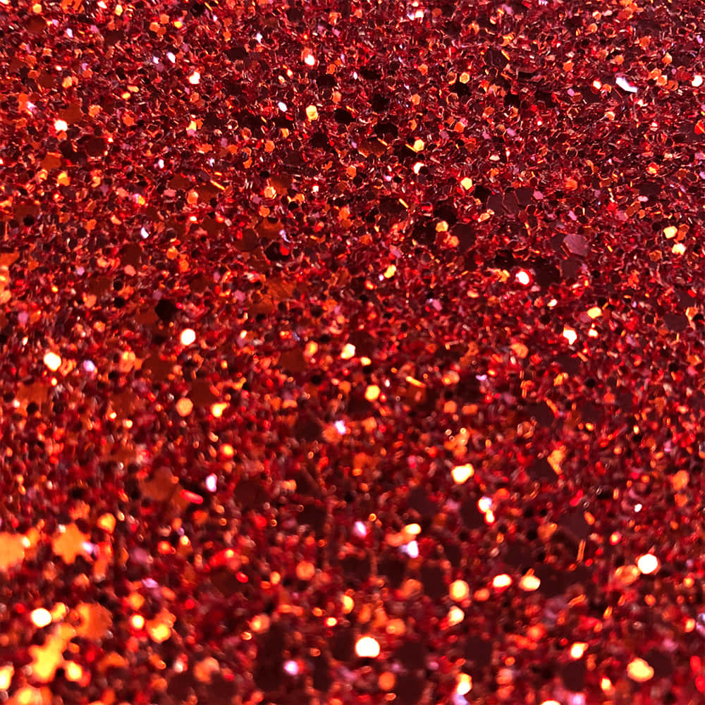 Gorgeous Orange Glitter Nature Background