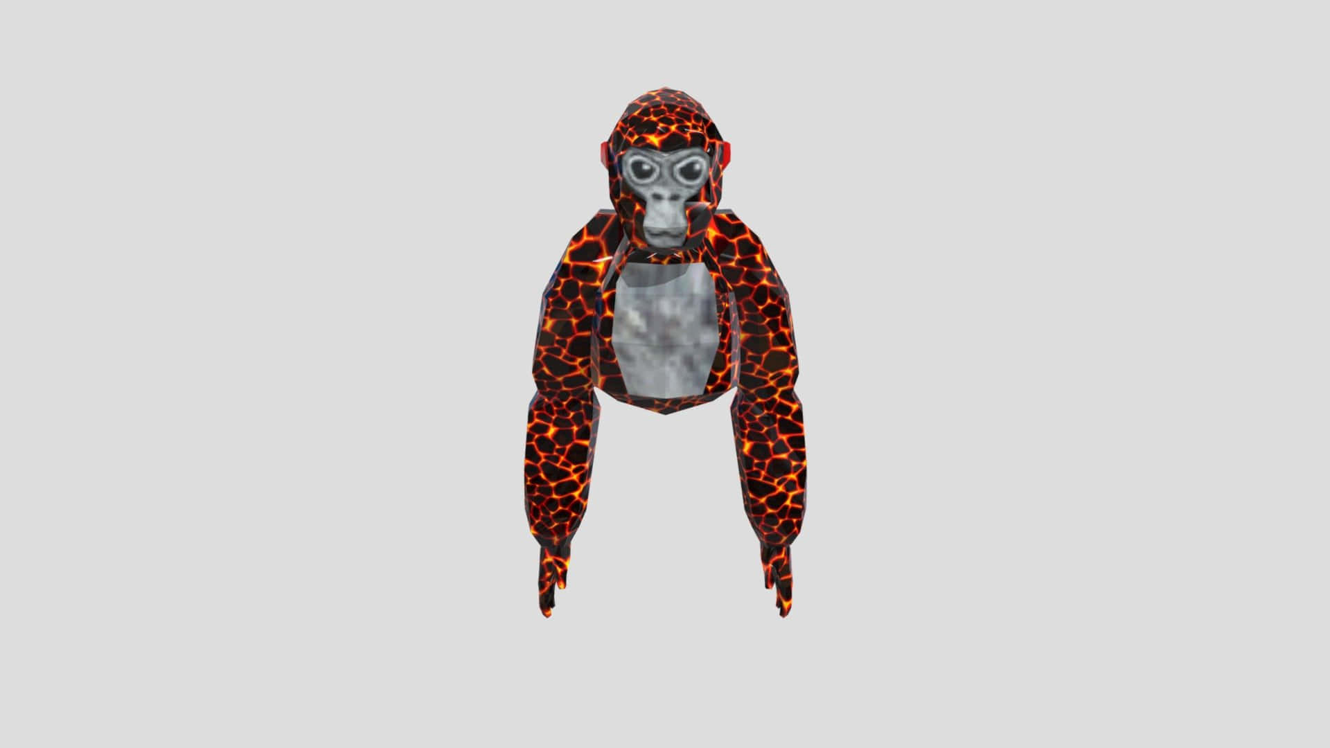 Gorilla Tag 3d Model Leopard Print Background