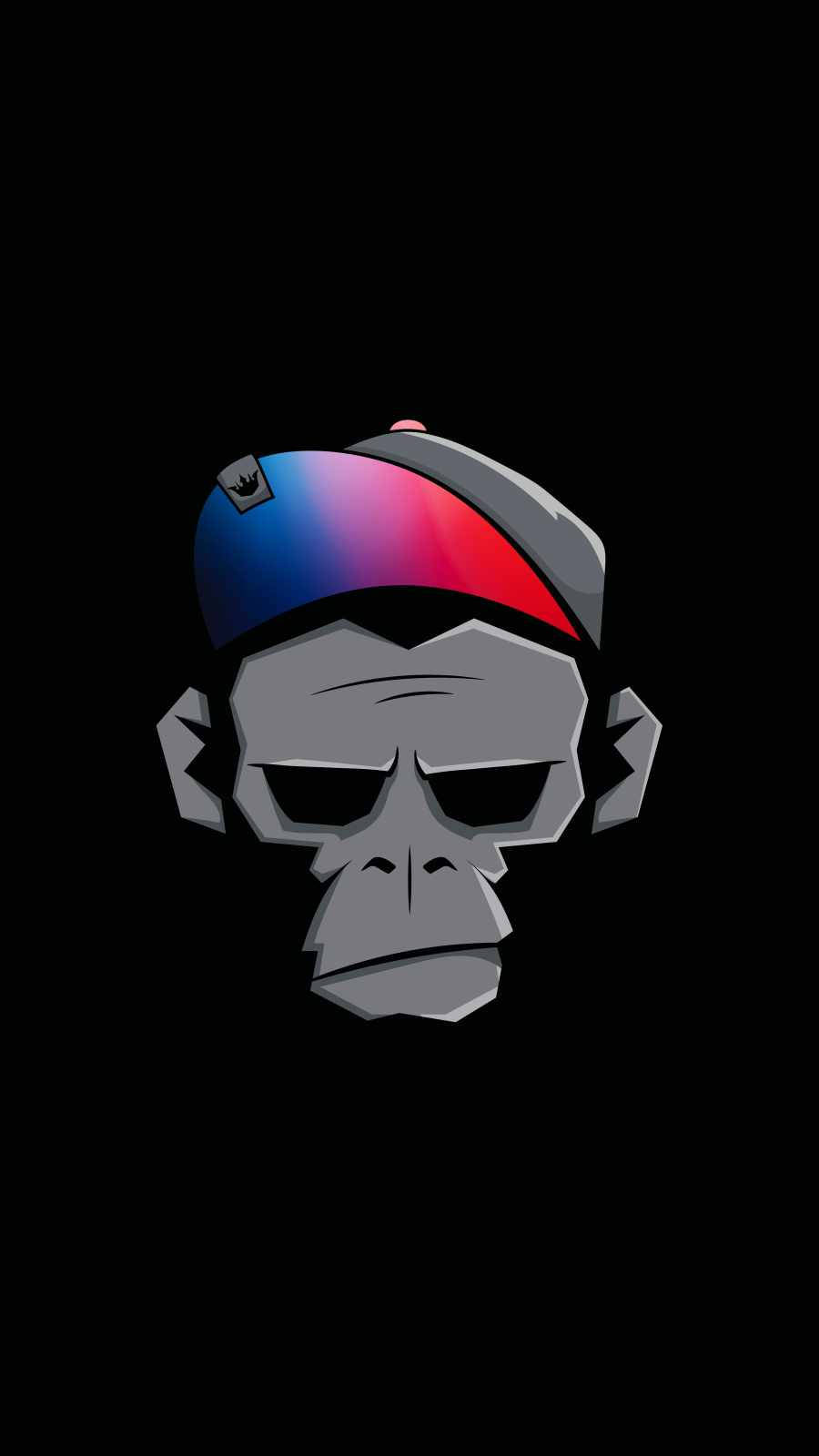 Gorilla Vector Art Background