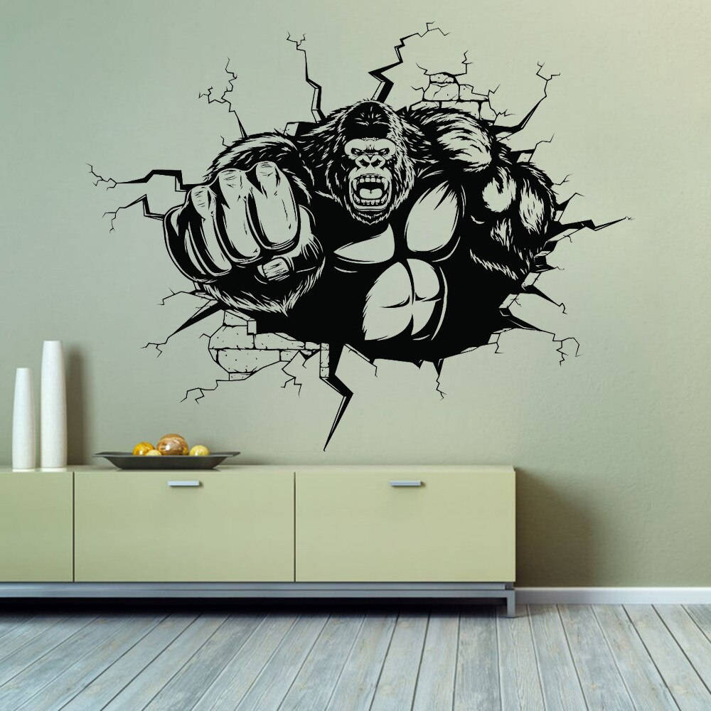 Gorilla Wall Art Background