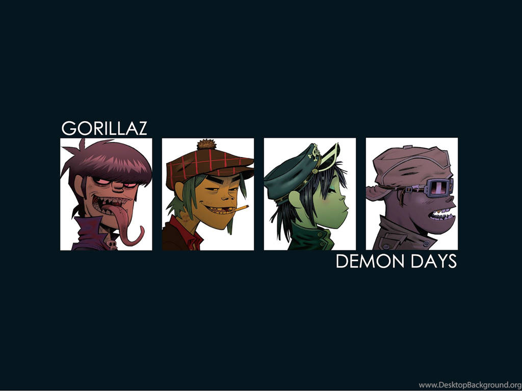 Gorillaz Demon Days Album Background