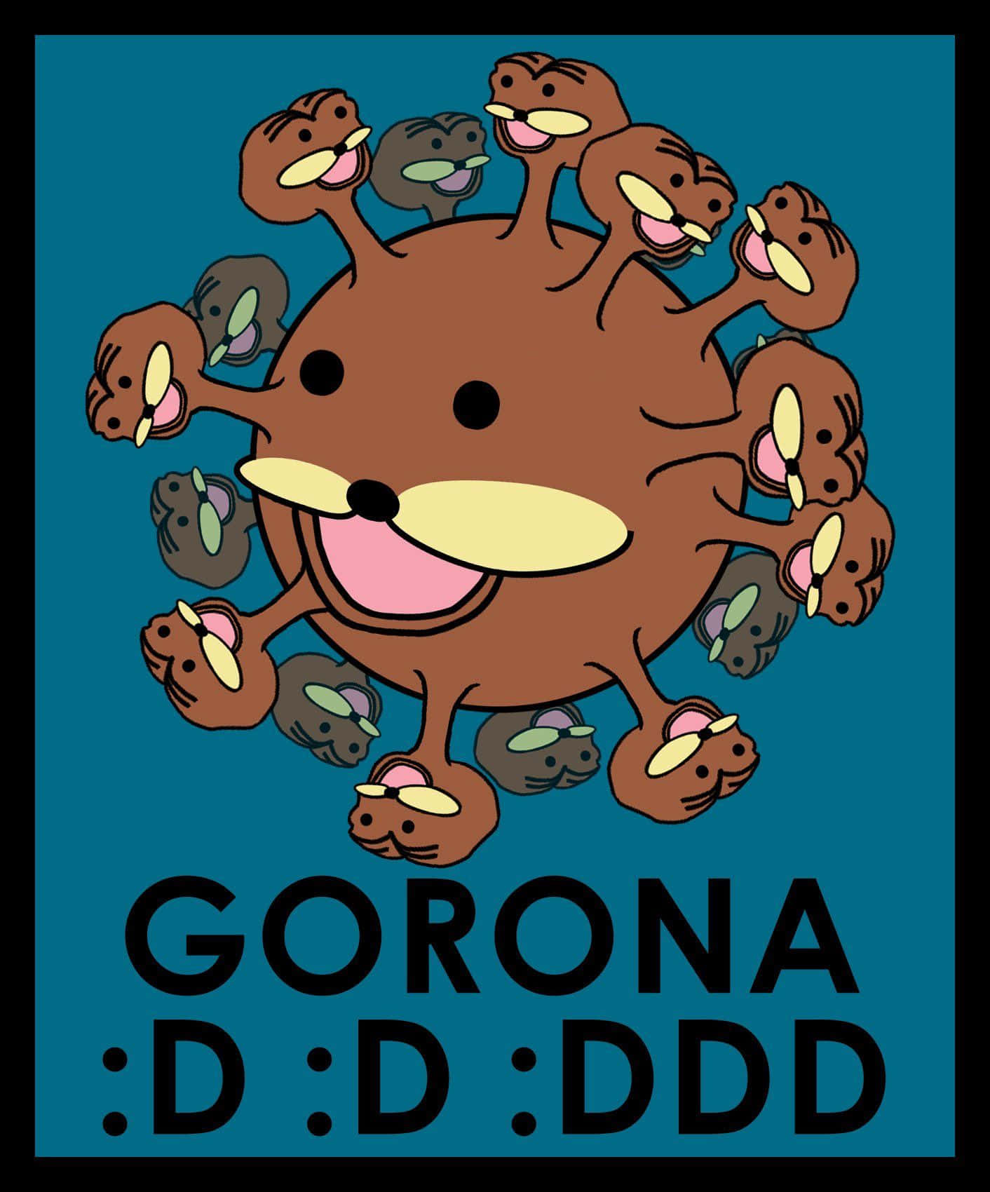 Gorona Coronavirus Funny Meme Background