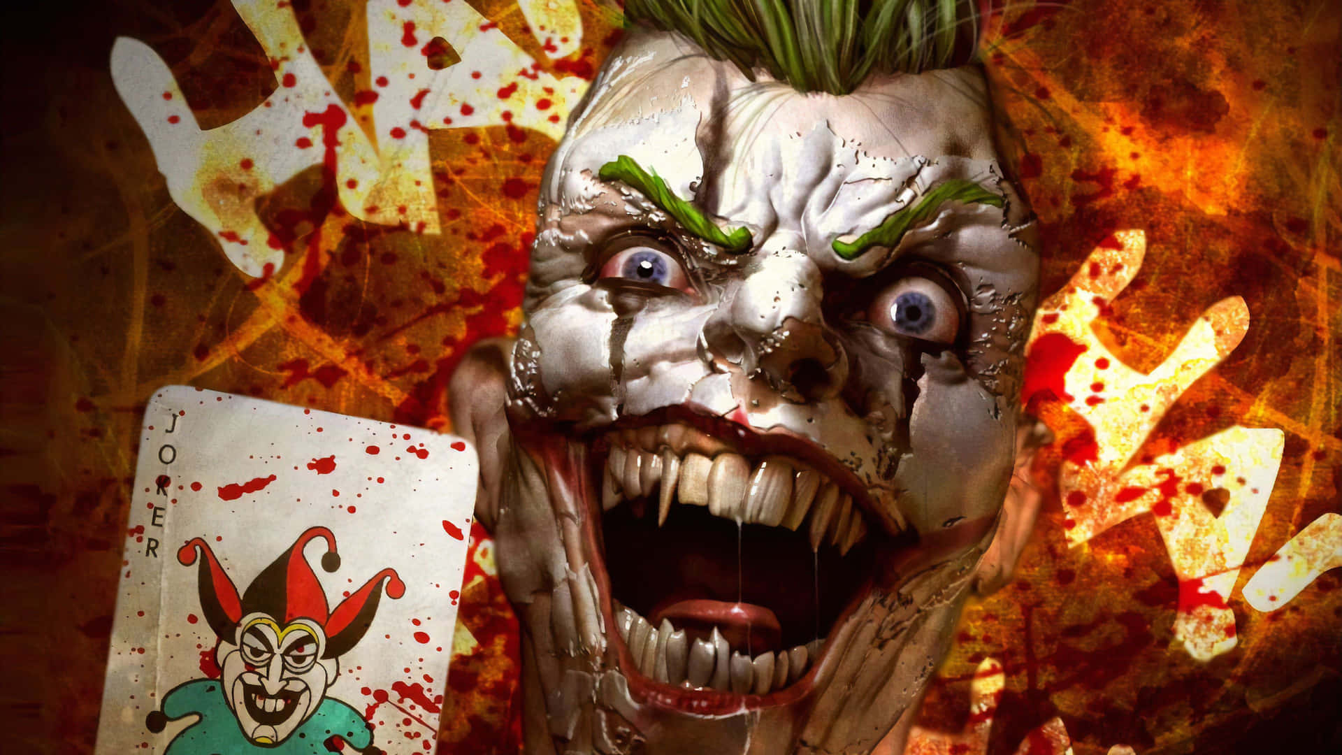 Gory Cool Joker Background