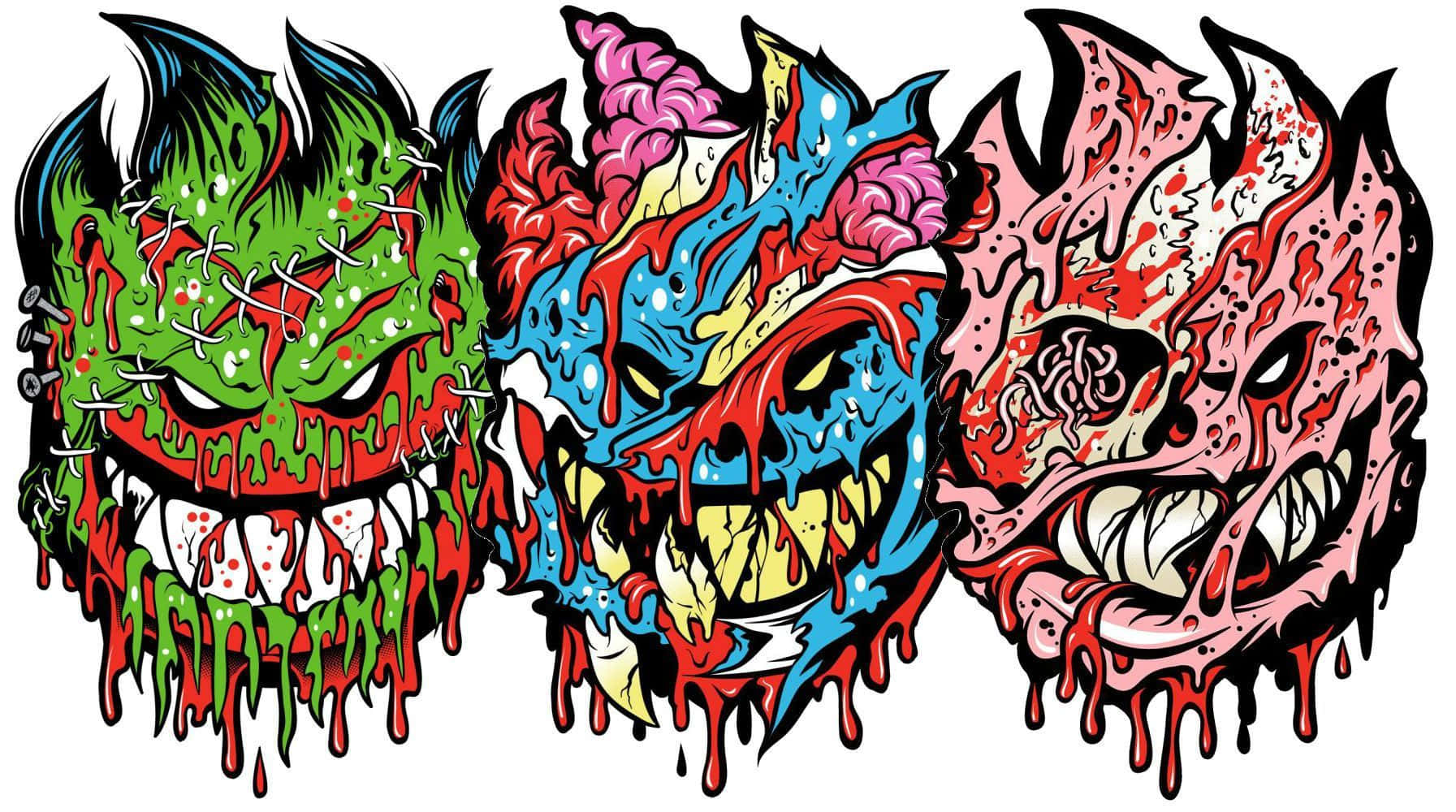 Gory Spitfire Skate Logos