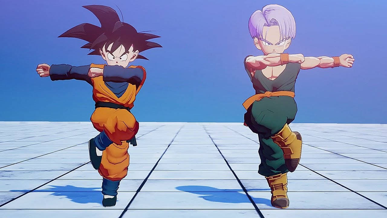 Goten And Trunks Practice