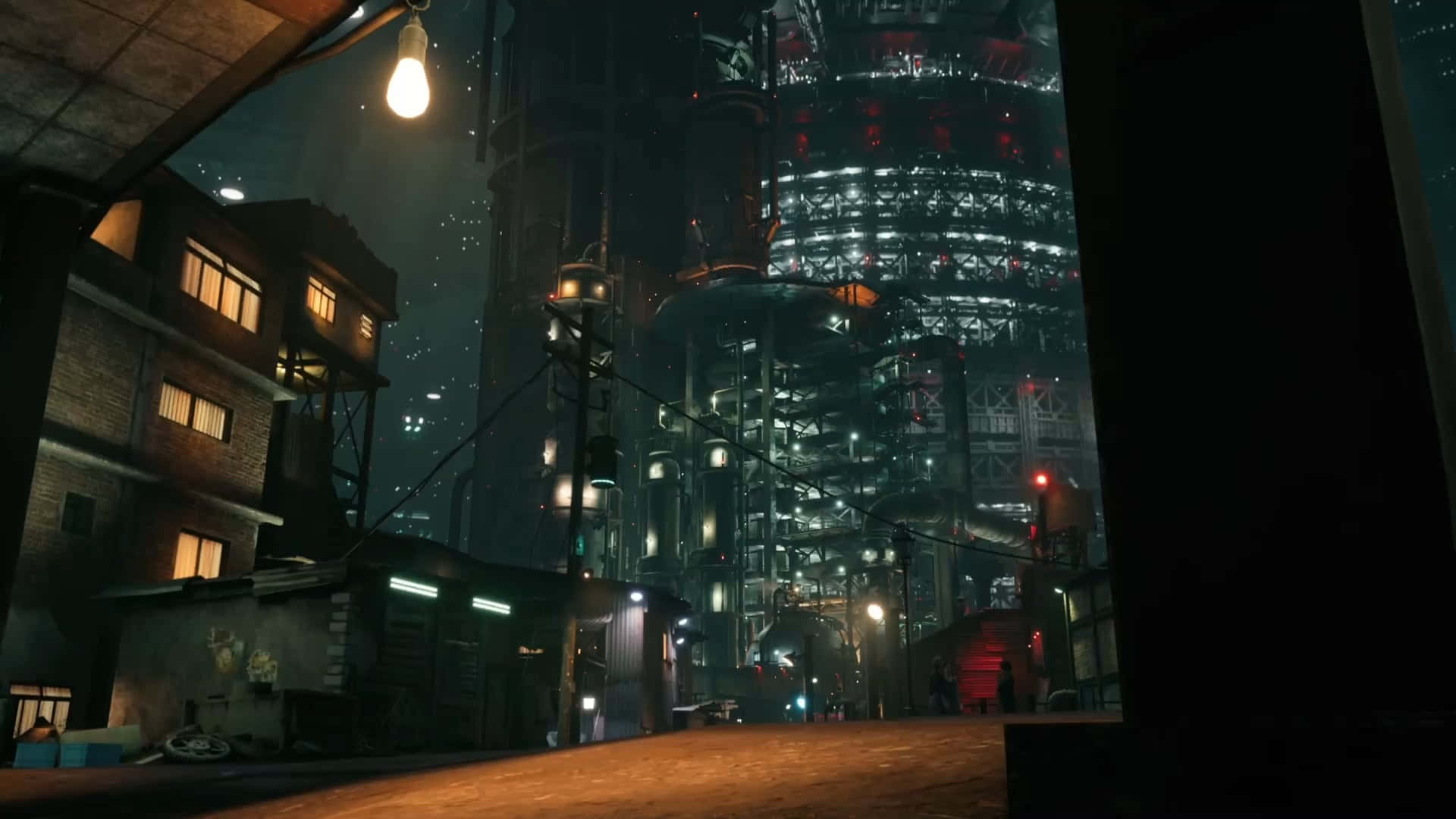 Gotham City Night Scene Arkham City Background