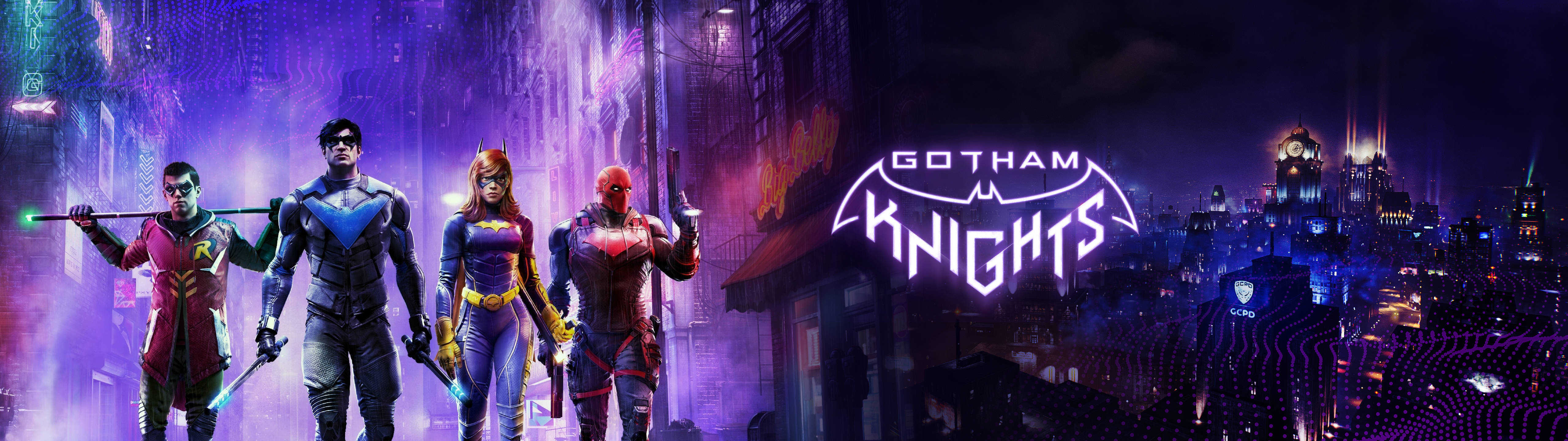 Gotham Knights Crew 5120x1440 Gaming Background