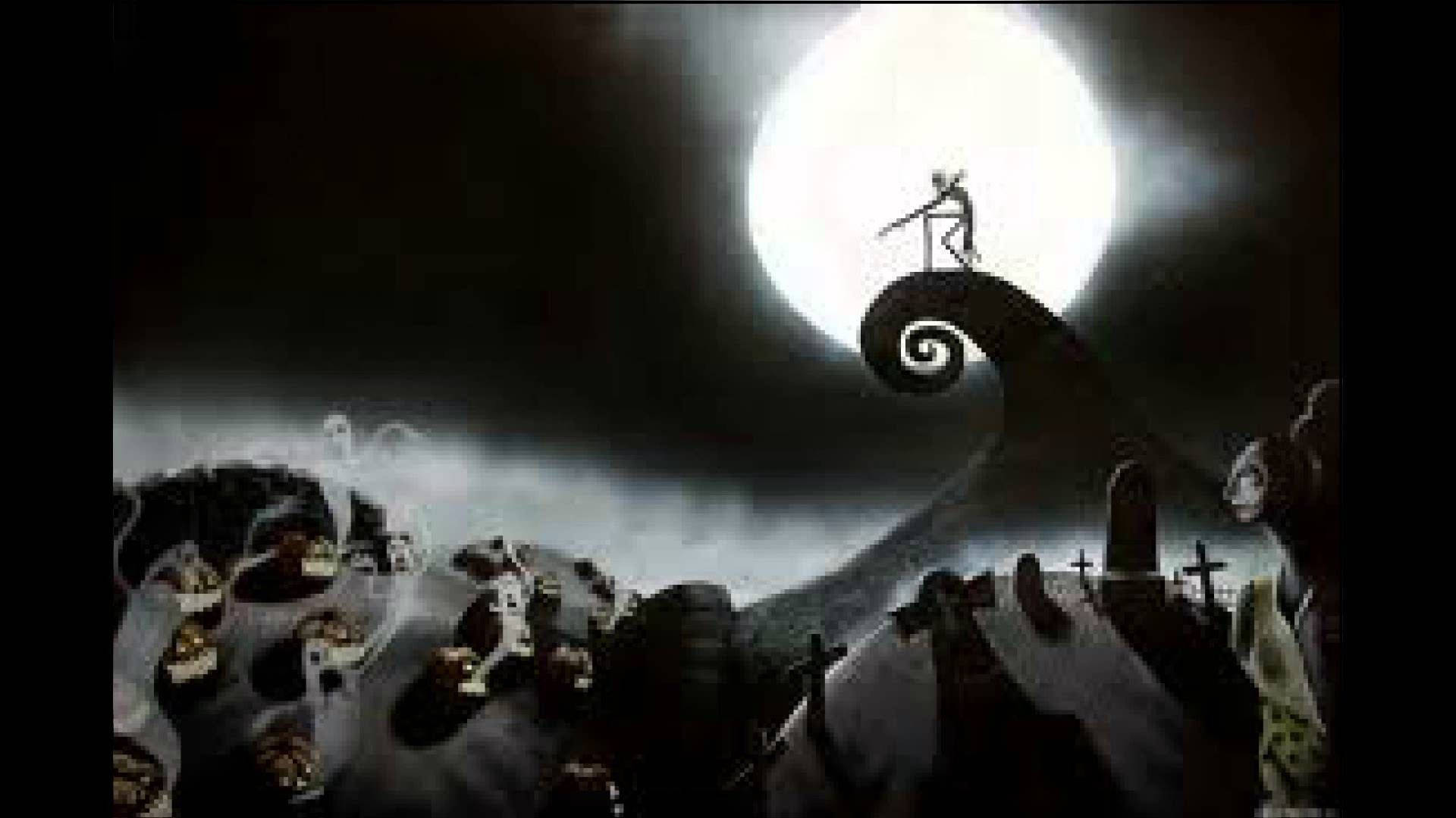 Gothic Art The Nightmare Before Christmas Background