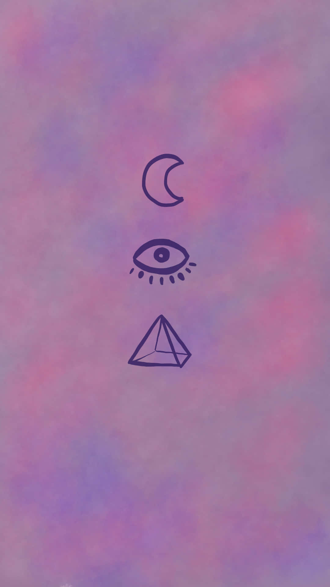 Gothic Pastel Pyramid Background