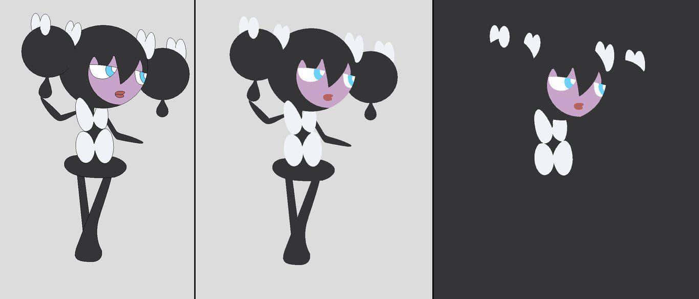 Gothorita Black And White Posters Background