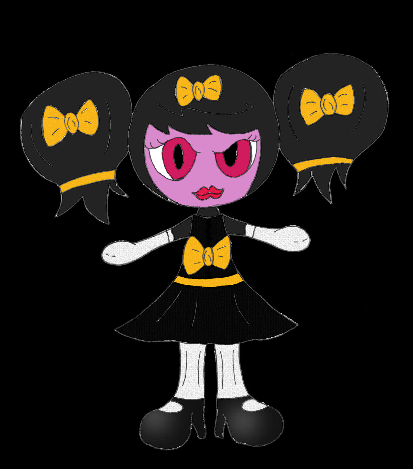 Gothorita Fanwork With Yellow Ribbons