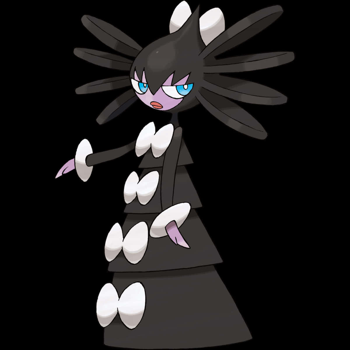 Gothorita Post-evolution In A Dynamic Display Background