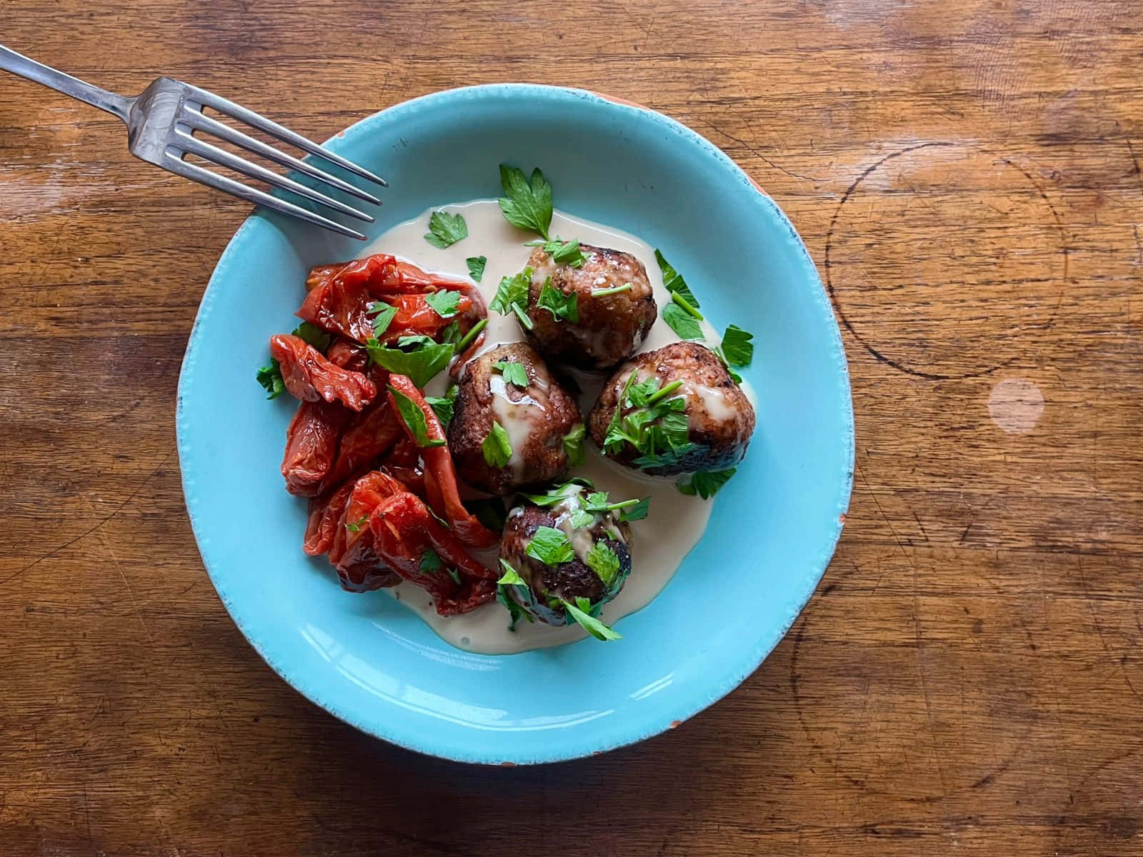 Gourmet Meatballswith Roasted Tomatoes