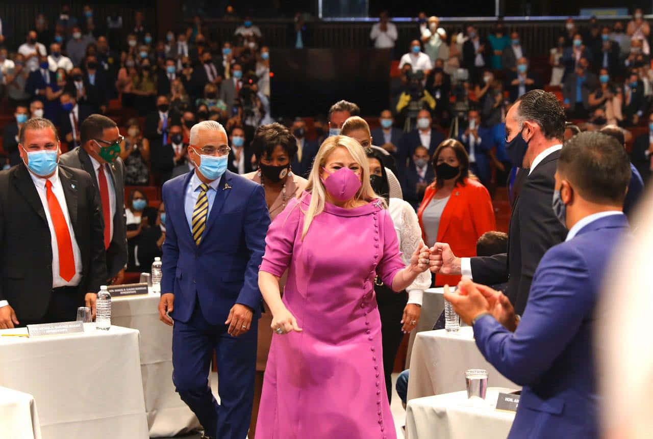 Governor Wanda Vázquez Garced In Pink