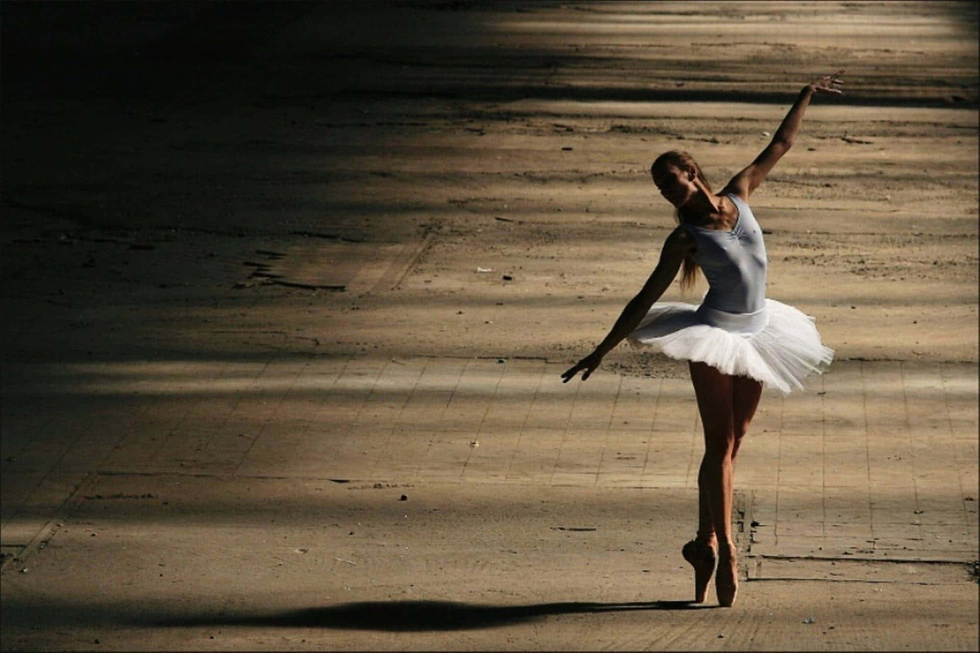 Graceful Ballerina In Perfect Form