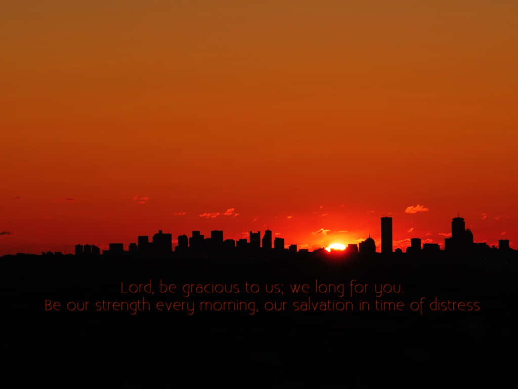 Gracious Sunset Background