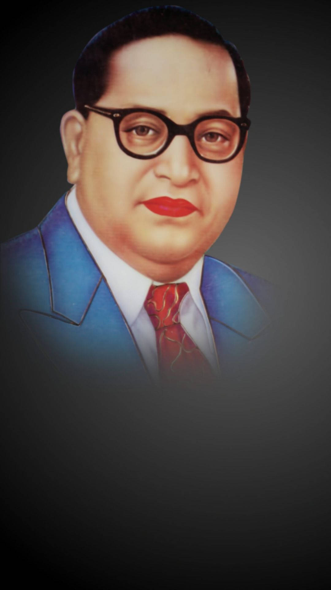 Gradient Ambedkar 4k Portrait Background