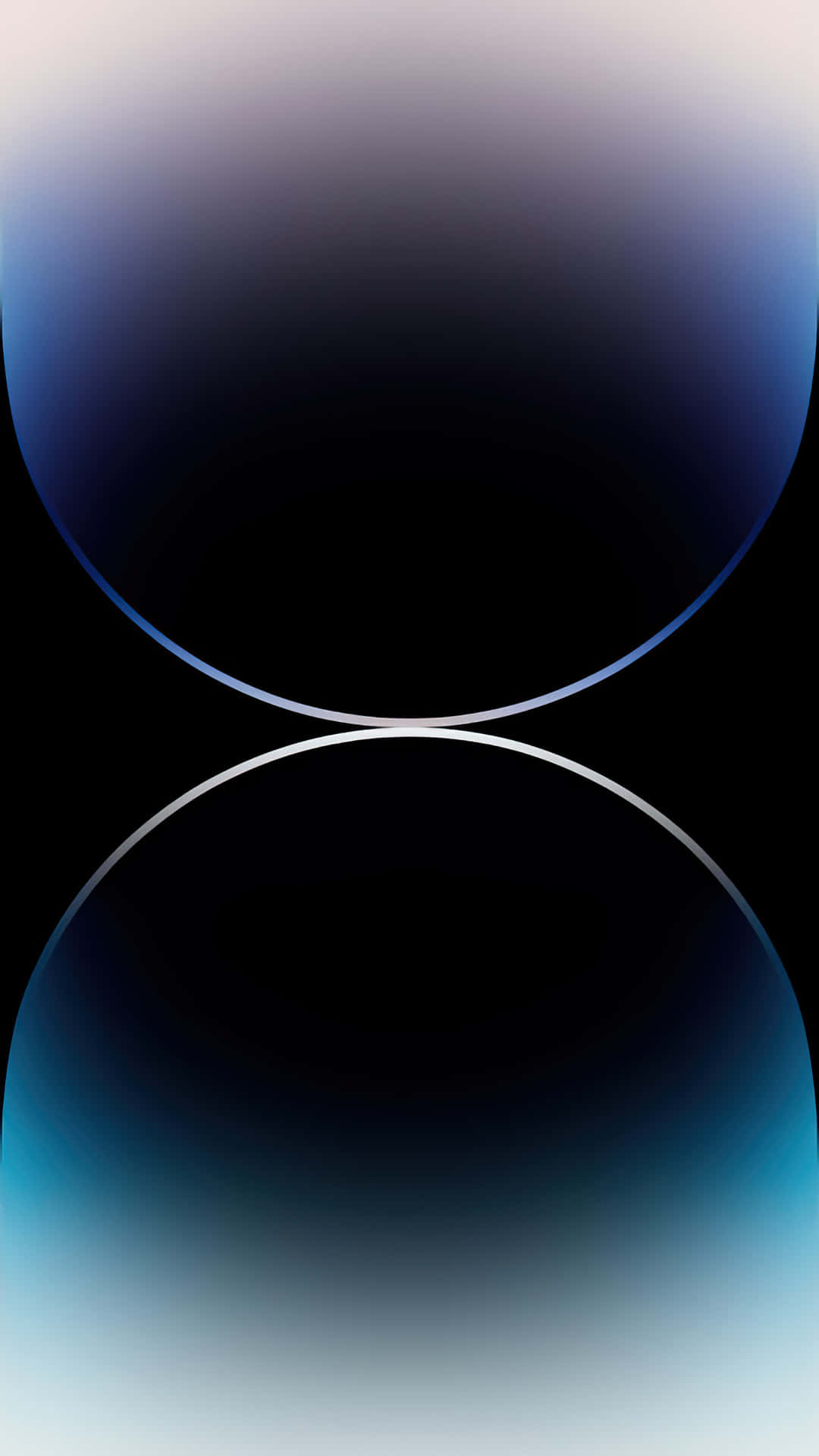 Gradient Blue And Black For Ios 3 Background