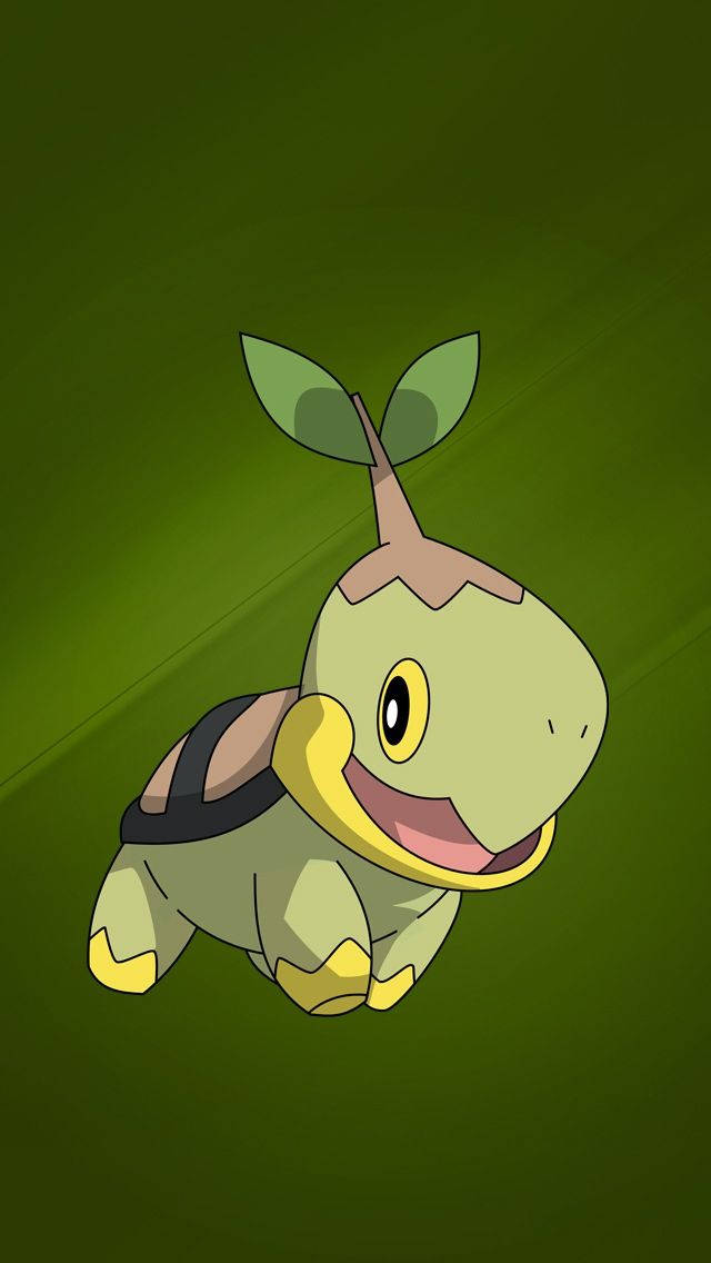 Gradient Green Turtwig Iphone