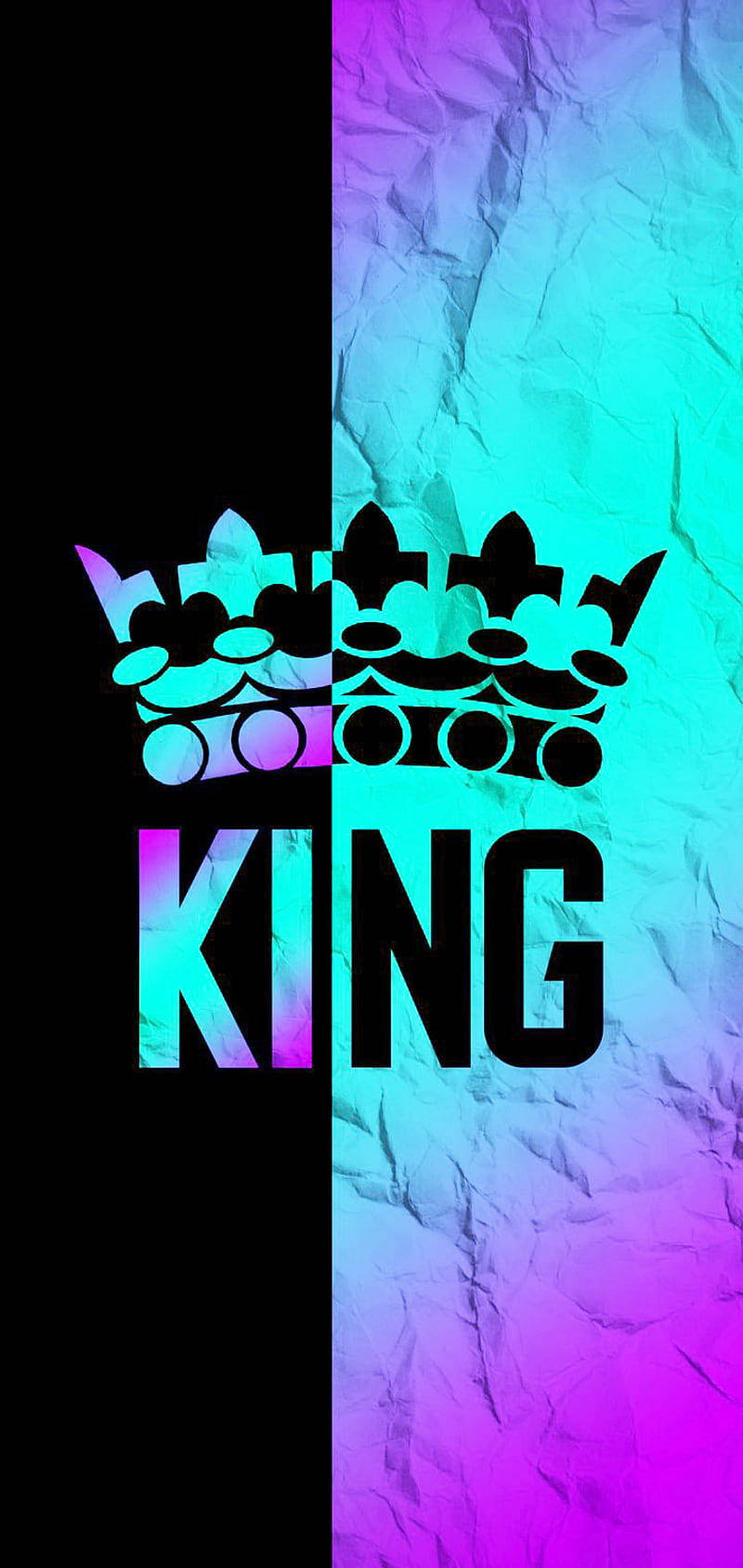 Gradient King Logo Background