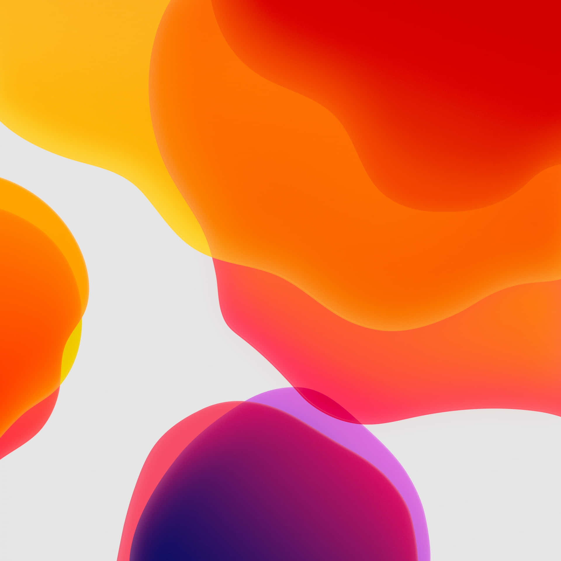 Gradient Of Colorful Autumn Leaves Background