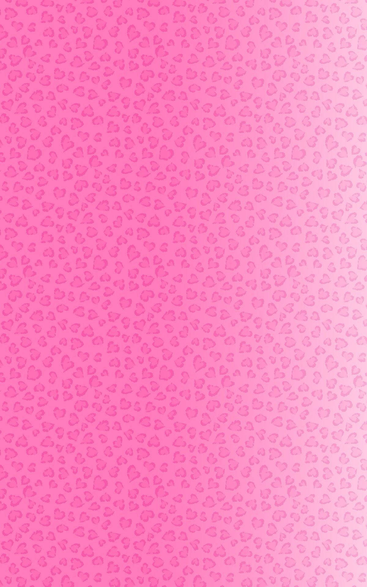 Gradient Pink Leopard Print