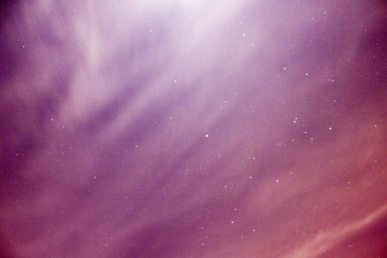 Gradient Purple Night Sky Background