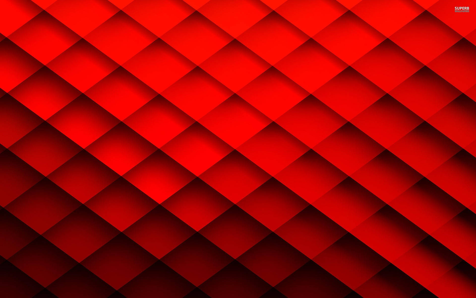 Gradient Rhombus Red Abstract Art Background